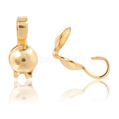 80 шт. латунные наконечники для бусин KK-BBC0019-12