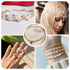 75 шт. 4 вида бусин из натурального культивированного пресноводного жемчуга PEAR-TA0001-21