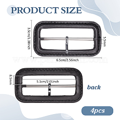 4 pieza de hebillas de cuero&nbsp;FIND-PH0038-70A