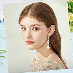 100 шт. перламутровые стеклянные бусины Ocean Mix HY-HY0001-04C