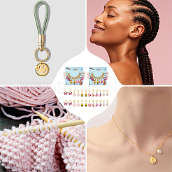 Маркеры петель с замком в виде пчелы HJEW-PH01786