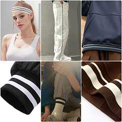 4.7 ярд плоская полиэстеровая полосатая эластичная широкая лента OCOR-GF0003-86C