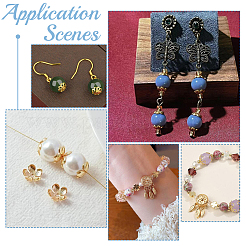 240 шт. 12 стиля колпачков для бусин из цинкового сплава в тибетском стиле FIND-GO0002-09