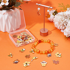 32 шт. 8 стиля подвески из сплава и эмали на тему пчел&nbsp;FIND-SC0014-28