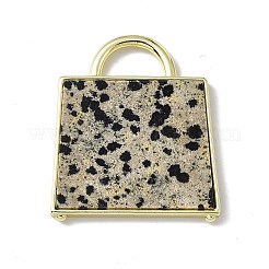 Dalmate jaspe naturels pendentifs&nbsp;G-G977-04G-04