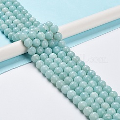 Нити бусин из натурального амазонита класса А G-C046-01D