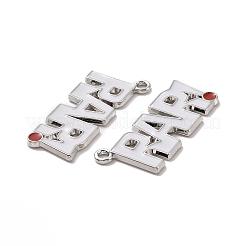 Подвески из эмали из сплава с рождественской тематикой PALLOY-O109-42P