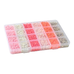 DIY Heishi бусины из полимерной глины набор для поиска ювелирных изделий DIY-FS0005-94C