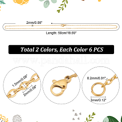 Ожерелья из нержавеющей стали с вакуумным покрытием PVD 304 STAS-UN0005-35