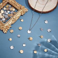 60 шт. 4 стиля ионного покрытия (IP) 304 нержавеющая сталь подвески&nbsp;STAS-AR0002-51