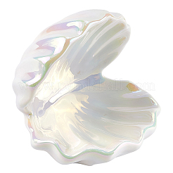 Фарфоровая тарелка для украшений в форме ракушки AJEW-WH20080-08A