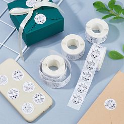 4 Rolle selbstklebende Papieraufkleber in 2 Ausführungen&nbsp;DIY-FH0010-69