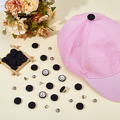 30 пакетик обтянутых тканью литые пуговицы&nbsp;BUTT-PH0001-68