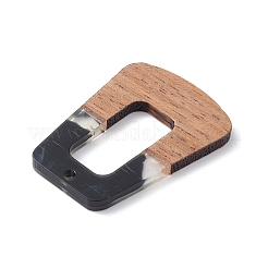 Подвески из перламутровой смолы и орехового дерева WOOD-C016-01C