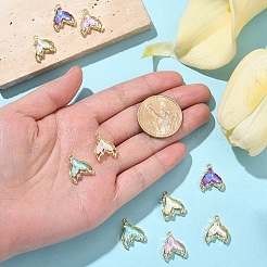 10шт 5 цвета подвески из сплава с покрытием стойки&nbsp;FIND-YW0006-42