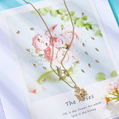 Наборы для изготовления цепочек из шариков и браслетов из нержавеющей стали 304 своими руками DIY-SC0027-80G-01