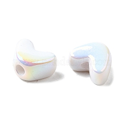 Непрозрачные акриловые бусины с УФ-покрытием&nbsp;MACR-F083-12G