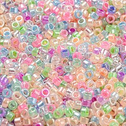 Гальванический прозрачный стеклянный бисер SEED-S042-16A-09