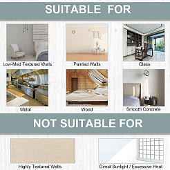 Autocollant décoratif en pvc&nbsp;DIY-WH0308-437C