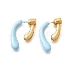 Серьги-гвоздики из нержавеющей стали 304&nbsp;EJEW-C133-04G-03