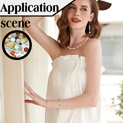 3 нити натуральных цветочных бусин амазонита нити G-NB0004-43