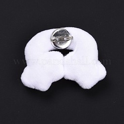 Радуга с брошью из хлопка и флизелина&nbsp;JEWB-A003-01