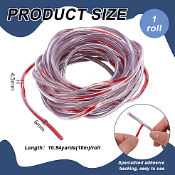 10м ПВХ молдинг для салона автомобиля&nbsp;AJEW-WH0609-403A