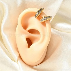 Boucles d'oreilles manchette en acier inoxydable 304 ornées de strass pour femmes&nbsp;EJEW-A165-01G