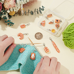 12 шт. смоляные маркеры для фиксации петель HJEW-BC00083