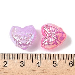 Светящиеся и УФ-покрытые непрозрачные акриловые бусины OACR-H053-05