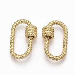 Латунные брелоки с карабином KK-T047-02G