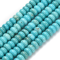 Природные Говлит бисер нитей G-Z110-B16-2x4mm