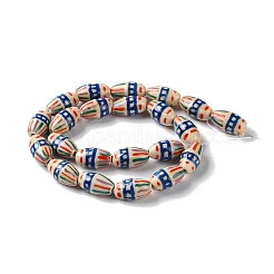 Фарфоровые бусины ручной работы&nbsp;PORC-G011-05F