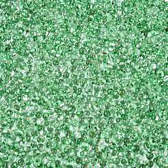6/0 vernice da forno trasparente perline di vetro con frange&nbsp;SEED-N006-06K