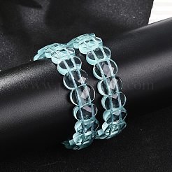 Стеклянные бусины эластичные браслеты для женщин и мужчин BJEW-M049-11D