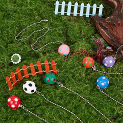 7 шт. футбольные подвески из смолы для потолочных вентиляторов&nbsp;PALLOY-CP00005