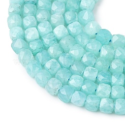 Природных амазонит бисер нитей&nbsp;G-K366-H01-4mm