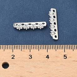 Латунные микропаве прозрачные кубические циркониевые распорки&nbsp;KK-Z139-11S-01