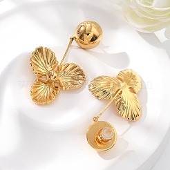 Серьги-гвоздики из нержавеющей стали 304 EJEW-Z084-10G