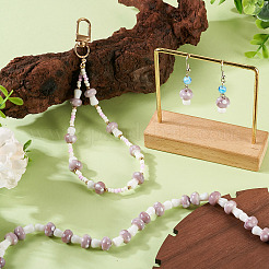 1 нить бусины лэмпворк ручной работы&nbsp;LAMP-TA0001-84I