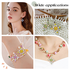 4 шт. подвески из стеклянного бисера в виде тетраптер&nbsp;PALLOY-GO00065