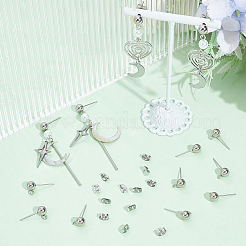 Фурнитура для сережек-гвоздиков с шариковым штифтом из нержавеющей стали 304&nbsp;STAS-BBC0004-75B