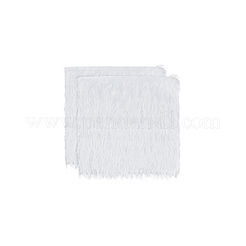 Tissu polyester en fausse fourrure de lapin&nbsp;DIY-WH0504-258D