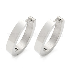 Pendientes de aro ovalados de acero inoxidable 304 para mujer&nbsp;EJEW-C096-66P