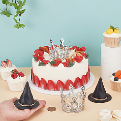 2 шт. ПВХ шляпы ведьмы&nbsp;AJEW-ME0002-49