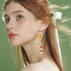 300шт 10 цвета непрозрачные стеклянные бусины&nbsp;GLAA-GO0001-02