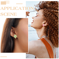 12 шт. фурнитура для сережек-клипс из нержавеющей стали 304 STAS-UN0058-72