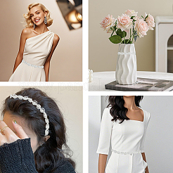 Кружевная лента из полиэстера&nbsp;OCOR-WH20001-83A