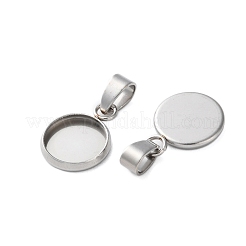 Pendentifs cabochons en acier inoxydable 304&nbsp;STAS-L282-010P-03