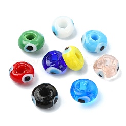 45 stücke 9 farben handgemachte böse auge Bunte Malerei perlen&nbsp;LAMP-CJ0003-11
